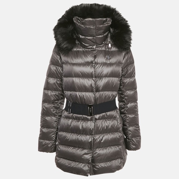 Ralph Lauren Jackets & Blazers - Ralph Lauren Polo Quilted Belted Water Repellent Down Puffer Coat w/Fur Hood